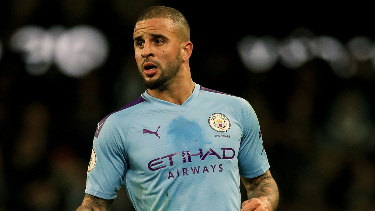 Hậu vệ cánh phải Kyle Walker của nhà Man City